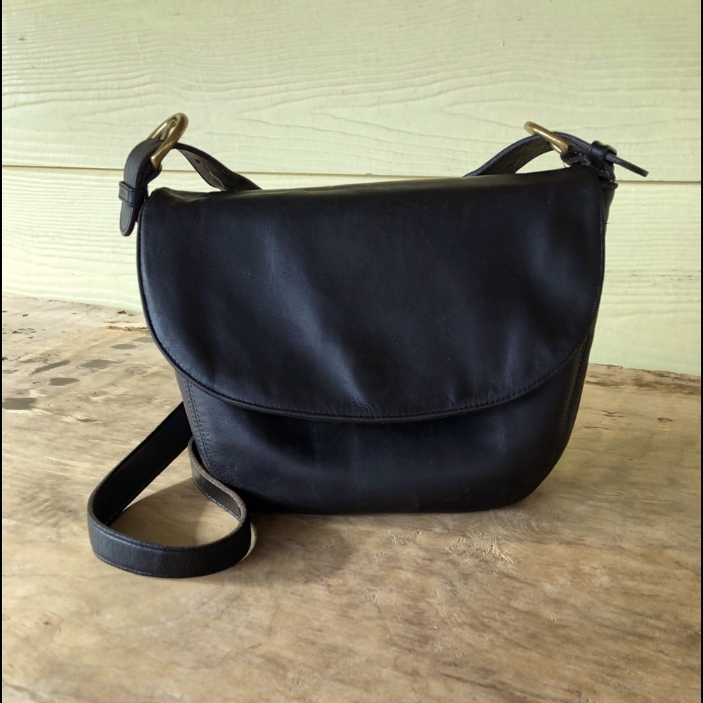 Soho Carleton Made in USA Coach shoulder crossbody Vintage Black